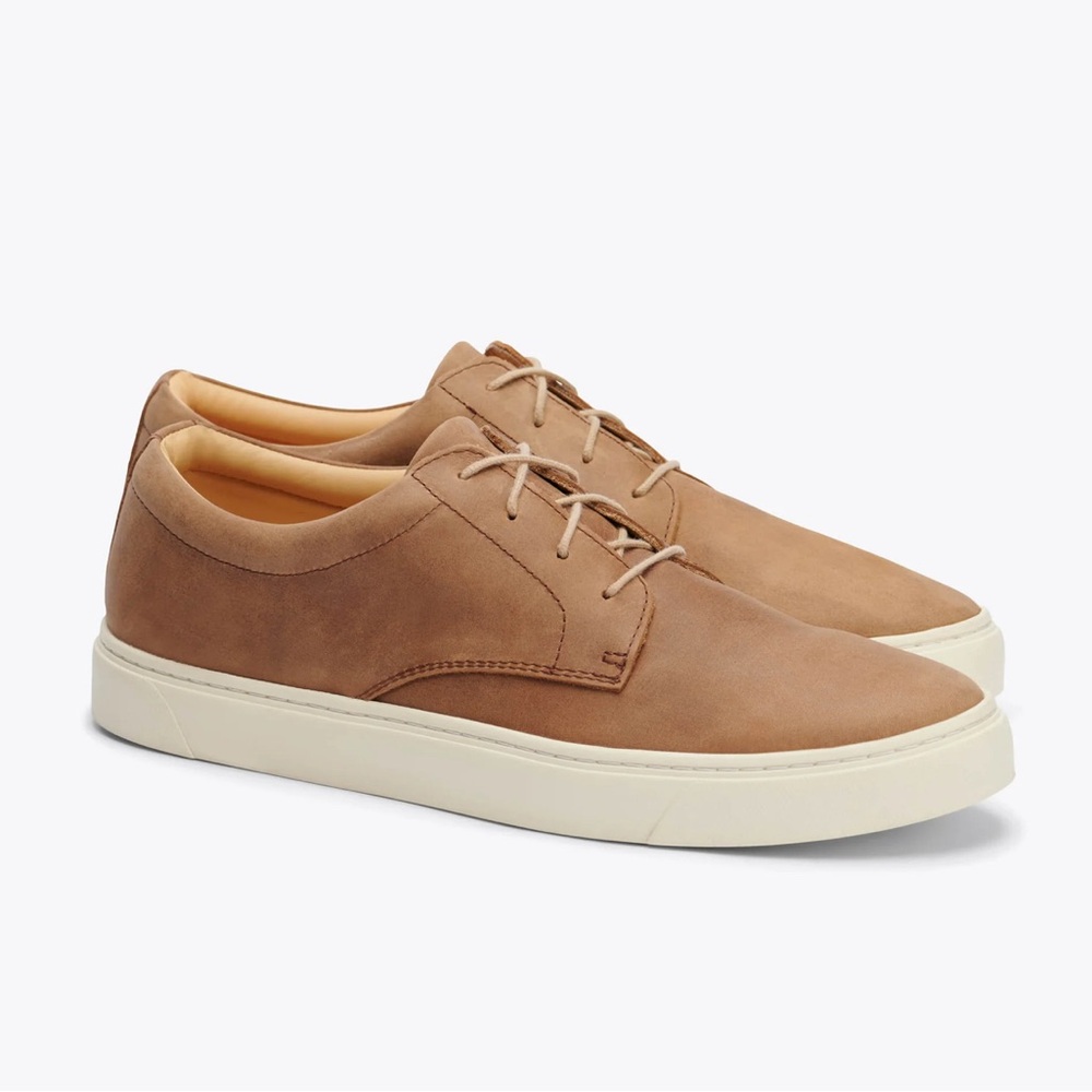 Nisolo Diego Everyday Sneakers In Tobacco Size 11.5 New in Box